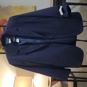 Sag harbor 100% wool navy blue blazer nwt